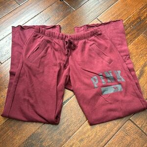 Maroon Victoria’s Secret Sweat Pant